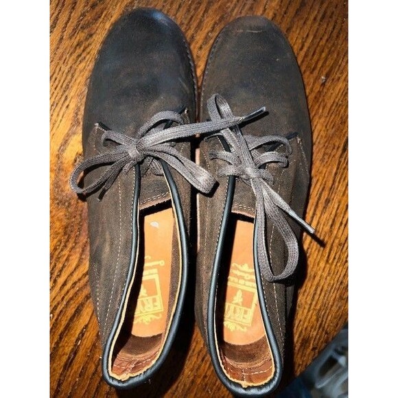Frye Bowery Chukka Waxed Suede Brown Chukka Boots Mn’s Size 9.5M main image 8